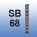 68polige SCSI Buchse