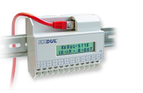 Ethernet-Modul für die Hutschienenmontage