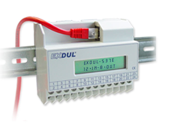 Ethernet-Modul Optokoppler und Relais